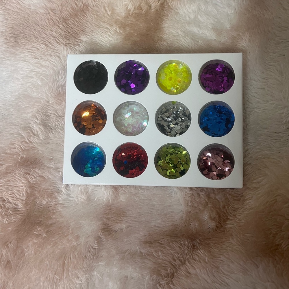 Colorful Nail Glitter Set